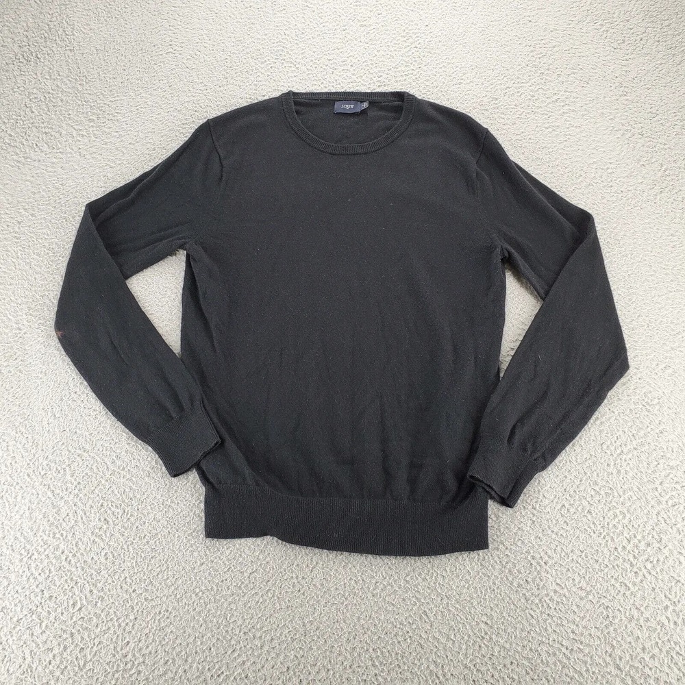 J.Crew Sweater Womens Small Black Wool Blend Long Sleeve Casual Comfort Outdoors
